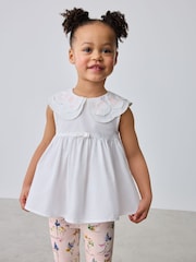 Baker by Ted Baker 2 Piece Woven Collar Top and Leggings Set - Image 2 of 14