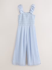 Baker by Ted Baker 3D Floral Strappy Pleated Wide Leg Jumpsuit - Image 6 of 10