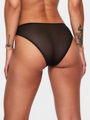 Ann Summers Black Untamed Seduction Brazilian Knickers - Image 2 of 5