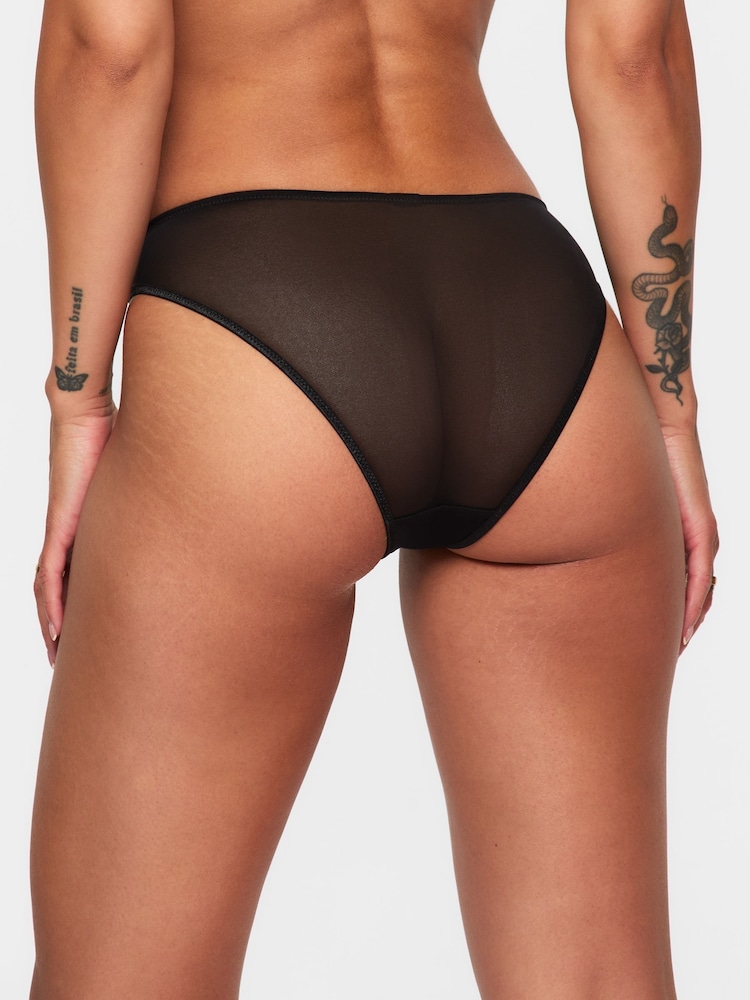 Ann Summers Black Untamed Seduction Brazilian Knickers - Image 2 of 5