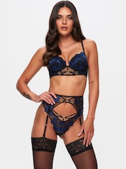 Ann Summers Black Untamed Seduction Padded Plunge Bra - Image 1 of 5