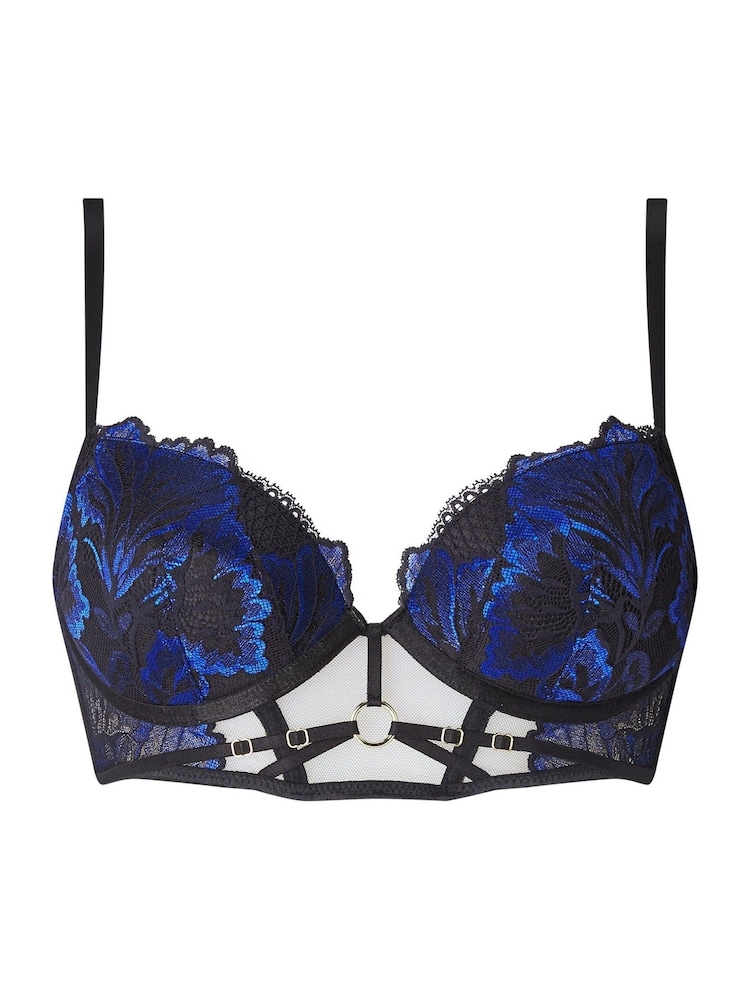 Ann Summers Black Untamed Seduction Padded Plunge Bra - Image 5 of 5