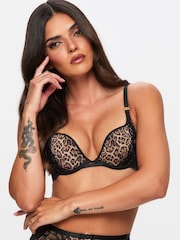 Ann Summers Animal Feline Fantasy Padded Plunge Bra - Image 3 of 4