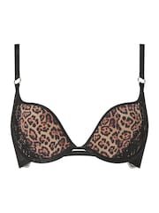 Ann Summers Animal Feline Fantasy Padded Plunge Bra - Image 4 of 4