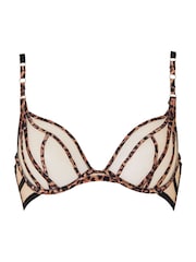 Ann Summers Animal Non Pad Plunge Sheer Desire  Illusion Mesh Non Pad Plunge Bra - Image 5 of 5