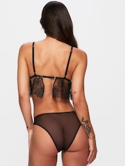 Ann Summers Black Midnight Blossom Cami Set - Image 2 of 6