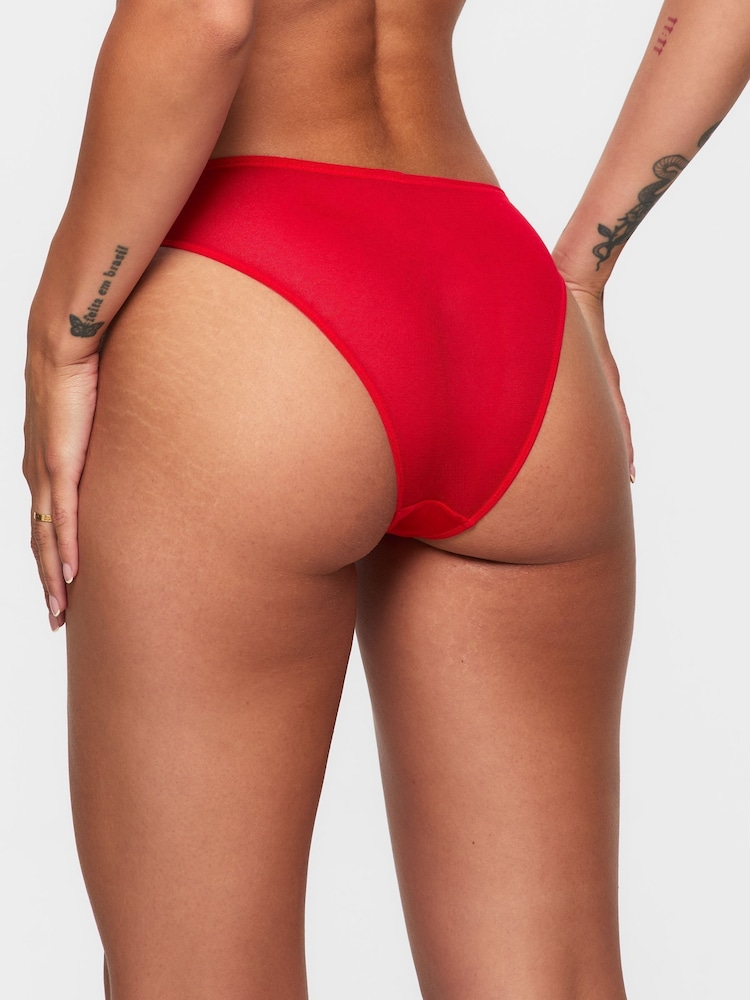 Ann Summers Red Undisputed Brazilian Knickers - Image 2 of 5 Ann Summers Red Undisputed Brazilian Knickers - Image 2 of 5