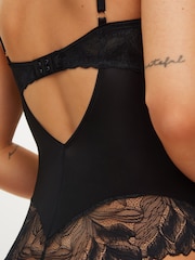 KBX Black Harper Scalloped Lace Bandeau Body - Image 5 of 6