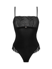 KBX Black Harper Scalloped Lace Bandeau Body - Image 6 of 6