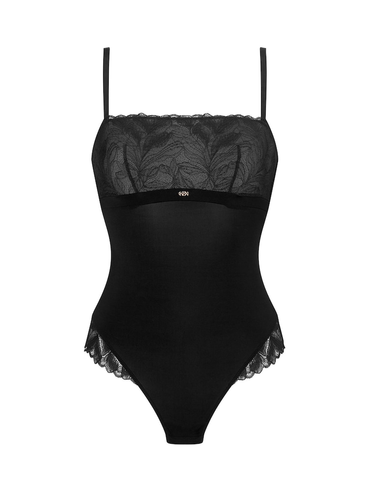 KBX Black Harper Scalloped Lace Bandeau Body - Image 6 of 6 KBX Black Harper Scalloped Lace Bandeau Body - Image 6 of 6