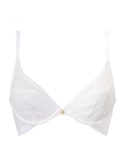 KBX White Bralette Alice Lace Triangle Bralette - Image 6 of 6