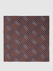 Reiss Burgundy Nina Silk Neck Tie - Image 1 of 3