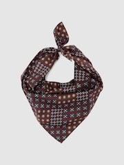 Reiss Burgundy Nina Silk Neck Tie - Image 2 of 3