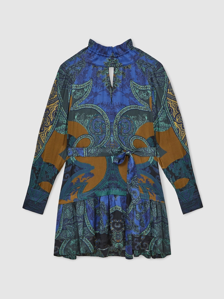 Reiss Blue Kaisley Dress - Image 2 of 7