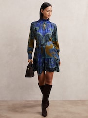 Reiss Blue Kaisley Dress - Image 4 of 7
