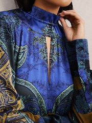 Reiss Blue Kaisley Dress - Image 5 of 7
