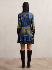 Reiss Blue Kaisley Dress - Image 6 of 7