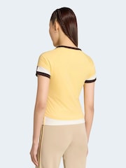 adidas Originals Yellow Layered Cali T-Shirt - Image 2 of 6