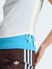 adidas Originals Blue Layered Cali T-Shirt - Image 5 of 6