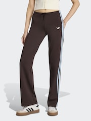 adidas Originals Brown Slouchy Straight Trousers - Image 1 of 6