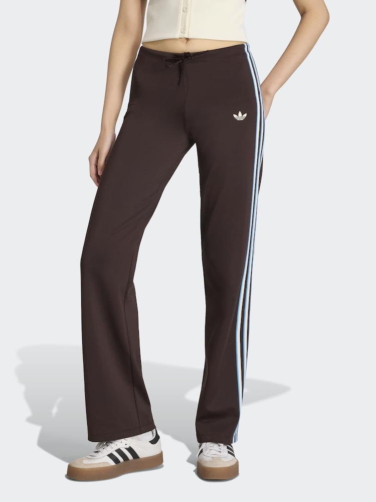 adidas Originals Brown Slouchy Straight Trousers - Image 1 of 6