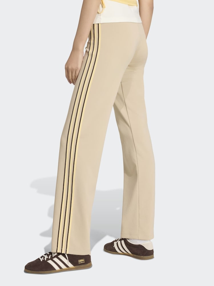 adidas Originals Taupe Brown Slouchy Straight Trousers - Image 2 of 6