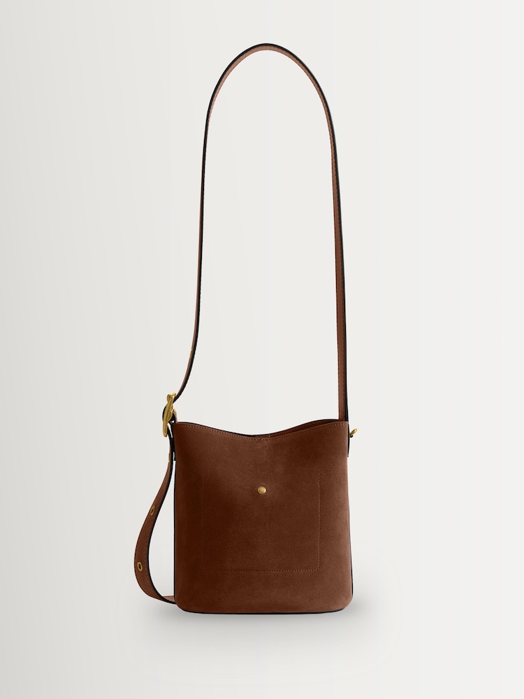 COACH Warm Brown Bleecker Bucket Bag 21 - Image 1 of 10 COACH Warm Brown Bleecker Bucket Bag 21 - Image 1 of 10