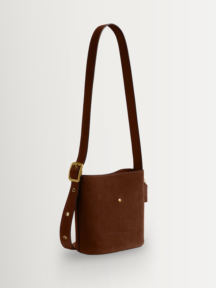 COACH Warm Brown Bleecker Bucket Bag 21 - Image 10 of 10 COACH Warm Brown Bleecker Bucket Bag 21 - Image 10 of 10