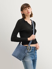 COACH Light Denim Bleecker Bucket Bag 21 - Image 2 of 11