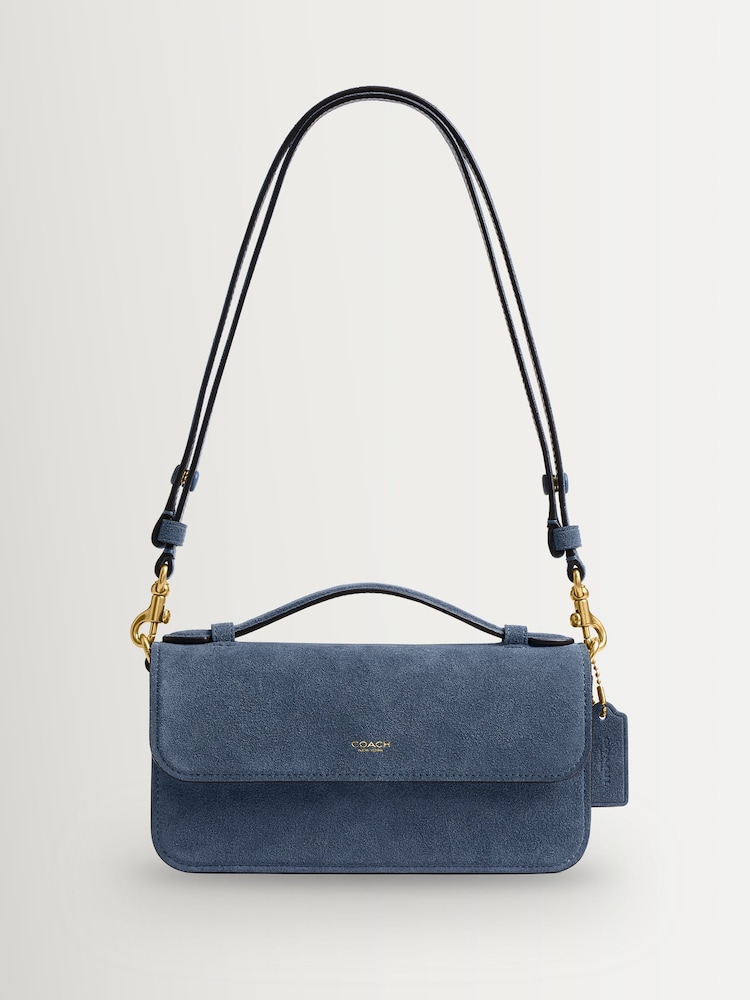 COACH Light Denim Elora Top Handle Cross-Body Bag - Image 1 of 10