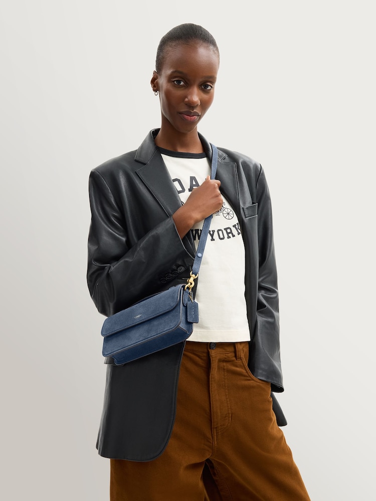 COACH Light Denim Elora Top Handle Cross-Body Bag - Image 2 of 10