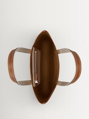 Polo Ralph Lauren Brown Polo Shoppers & Totes Small Bag - Image 6 of 7