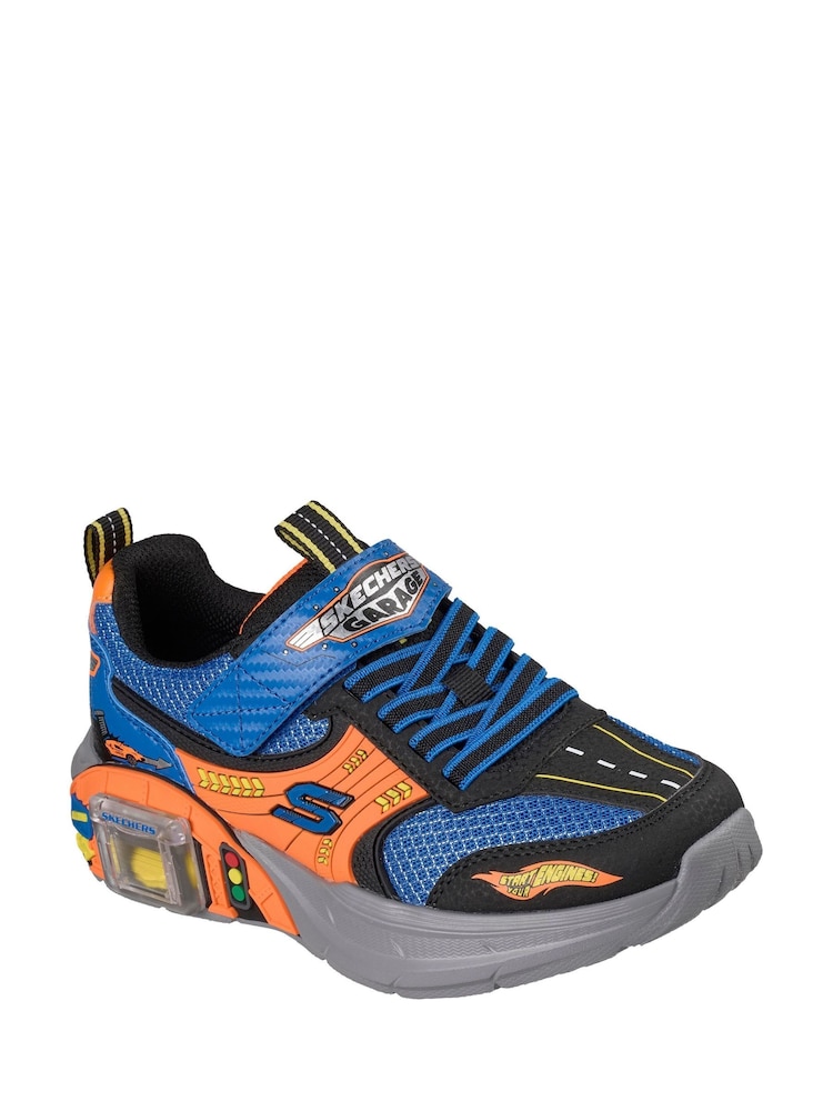 Skechers Blue Garage Trainers - Image 2 of 3