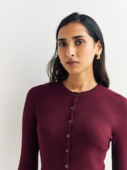 Weekend MaxMara Red Esule Fitted Cardigan - Image 5 of 5