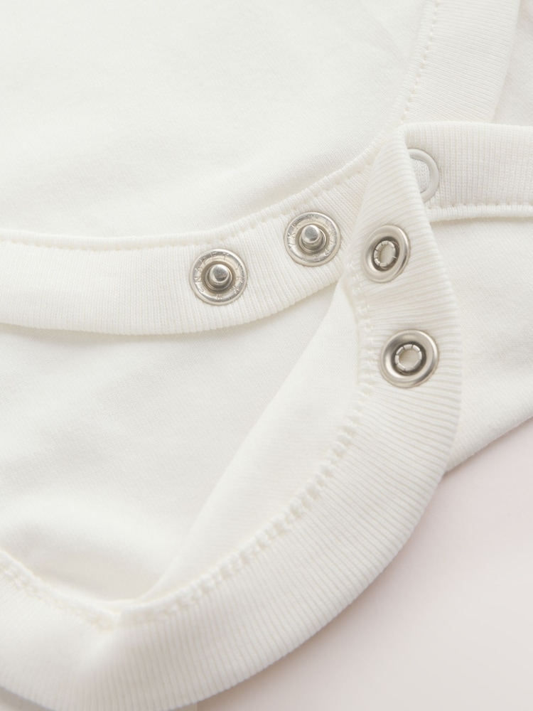 Sage Green Linen/Cotton Blend Dungaree and Bodysuit Baby Set (0mths-2yrs) - Image 9 of 9