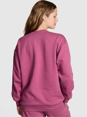 Victoria's Secret PINK Red Violet Fleece Sweatshirt - Image 2 of 2