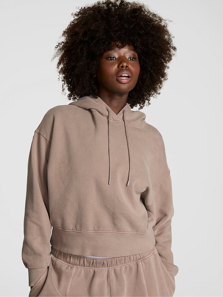 Victoria's Secret PINK Panama Beige Oversized Hoodie - Image 1 of 2