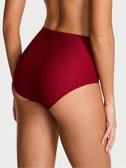 Victoria's Secret Red Lacquer Brief Shimmer Mid-Rise Knickers - Image 2 of 2