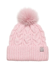 Victoria's Secret Pretty Blossom Pink Knit Beanie Hat - Image 2 of 3
