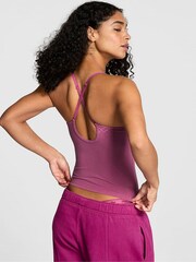 Victoria's Secret Pink Red Violet Cotton Halter Bra Top - Image 2 of 3