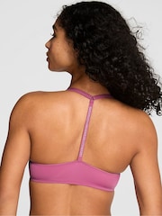 Victoria's Secret PINK Red Violet Diamante Push Up Front-Close Push Up Bra - Image 2 of 3