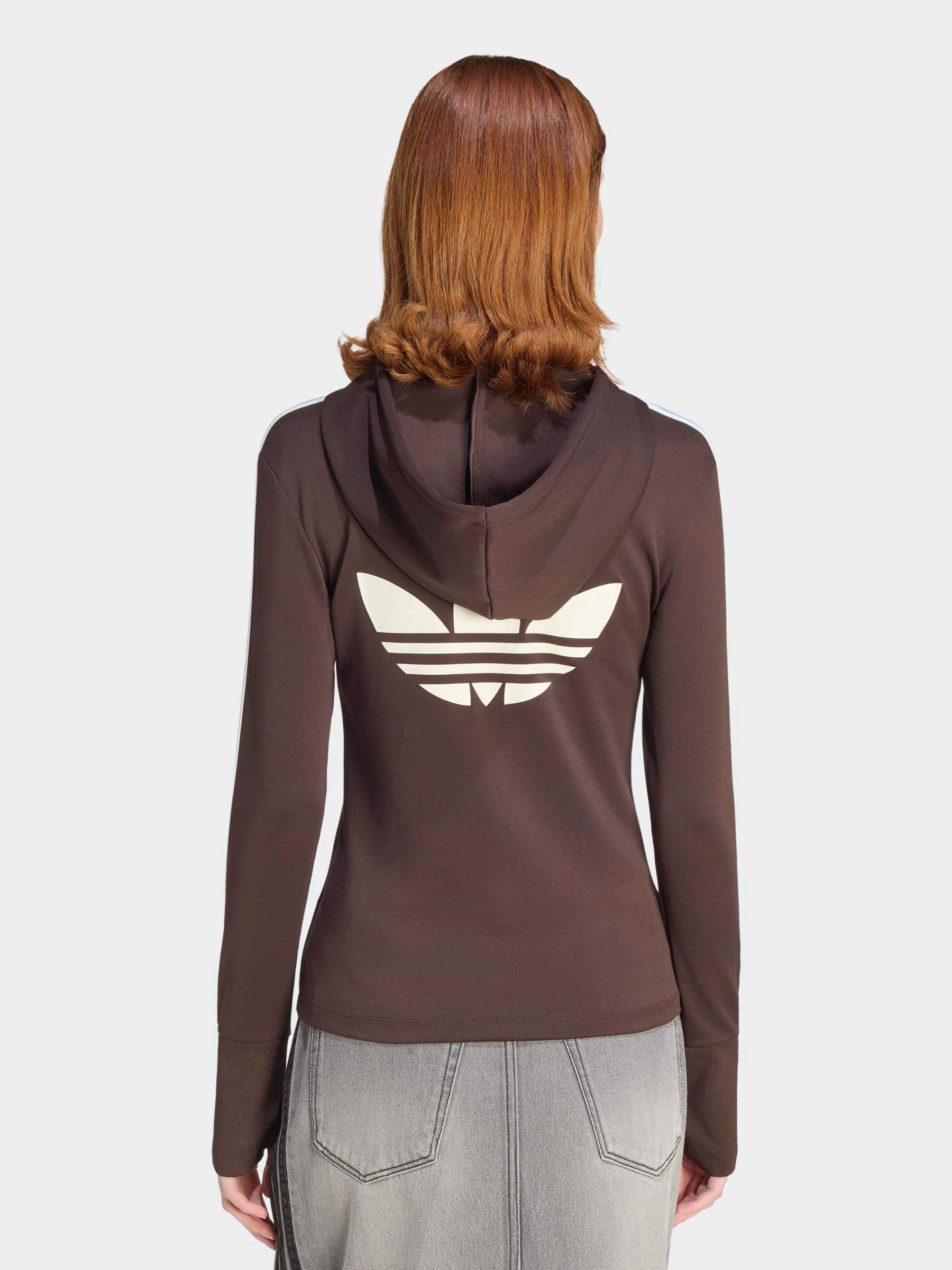 Buy adidas Originals Knit 3-Stripe Full Zip Hoodie from Next Japan