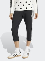 Schwarz - adidas Originals 3-Streifen Capri Hosen - Bild 1 von 6