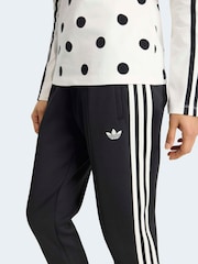 Schwarz - adidas Originals 3-Streifen Capri Hosen - Bild 4 von 6
