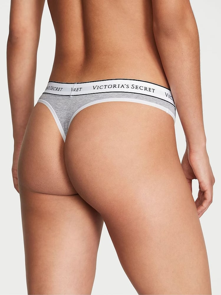 Victoria's Secret Red/Pink/Grey/Black Thong Knickers 5 Pack - Image 3 of 3