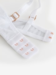 Lipsy White Embroidery Triple Boost Push Up Bra - Image 7 of 9