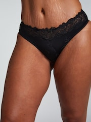 Hunkemoller Diva Thong Black Shorts - Image 3 of 5