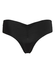 Hunkemoller Diva Thong Black Shorts - Image 5 of 5