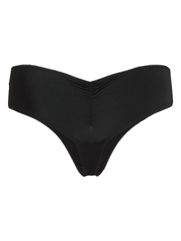 Hunkemoller Diva Thong Black Shorts - Image 5 of 5