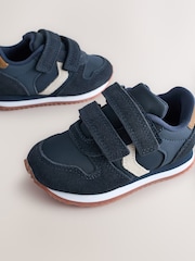 أزرق داكن أزرق - حذاء رياضي بحزامين يُغلقان باللمس - صورة 3 من 5